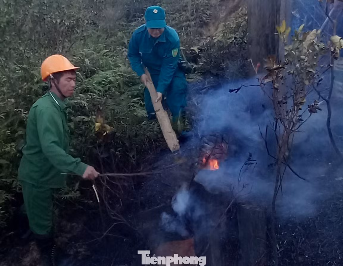 Hiện, công tác chữa cháy đang được các lực lượng chức năng khẩn trương tiến hành.