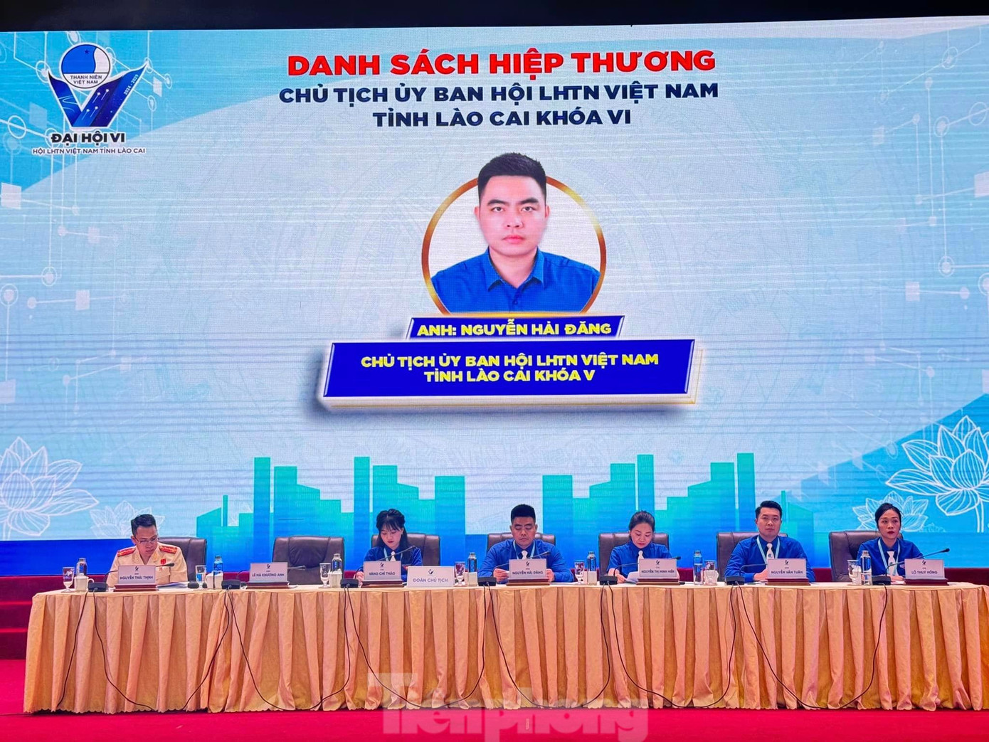 Anh Nguyễn Hải Đăng được hiệp thương làm Chủ tịch Hội liên hiệp Thanh niên Việt Nam tỉnh khóa VI.