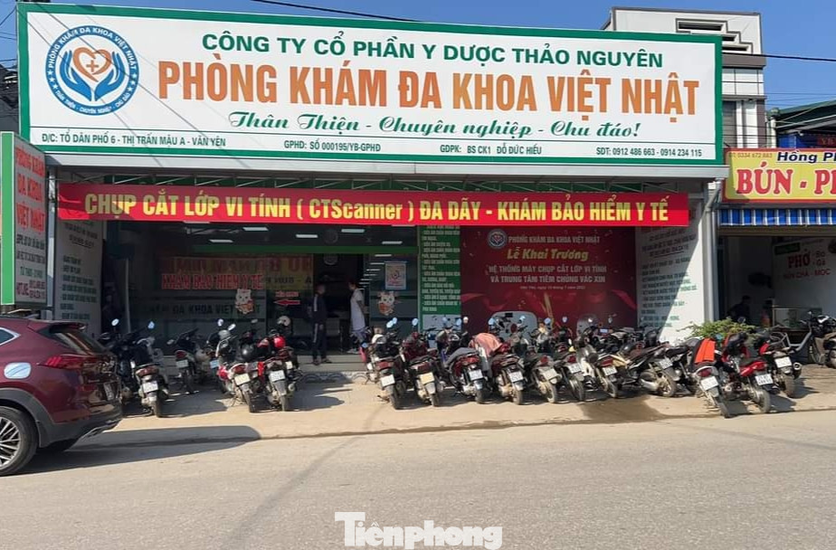Sở Y tế tỉnh Yên Bái vừa xử phạt loạt sai phạm tại phòng khám đa khoa Việt Nhật. Sở Y tế tỉnh Yên Bái vừa xử phạt loạt sai phạm tại phòng khám đa khoa Việt Nhật.