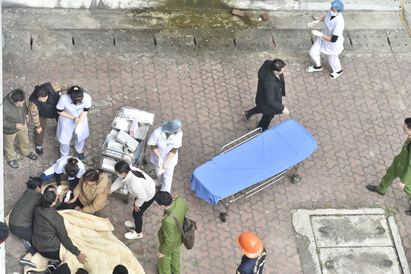 Cả bệnh nhân P.V.M và bảo vệ L.V.P. đã tử vong. Cả bệnh nhân P.V.M và bảo vệ L.V.P. đã tử vong.