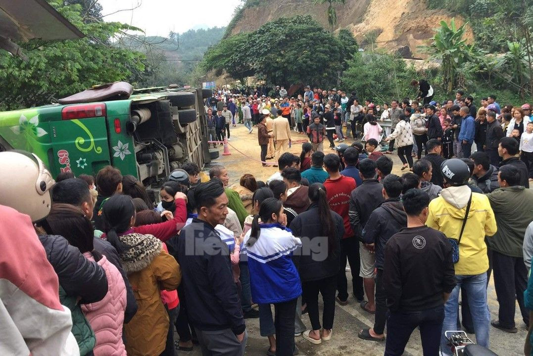 Hiện trường vụ tai nạn.