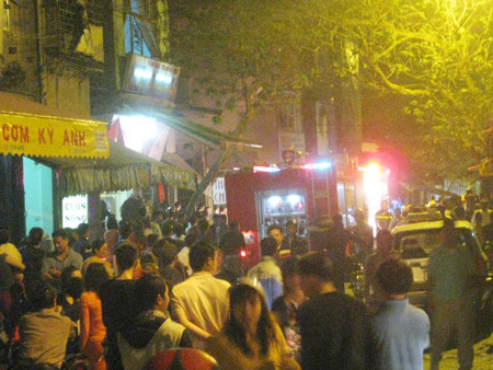 Vụ cháy khiến nhiều người hoảng loạn