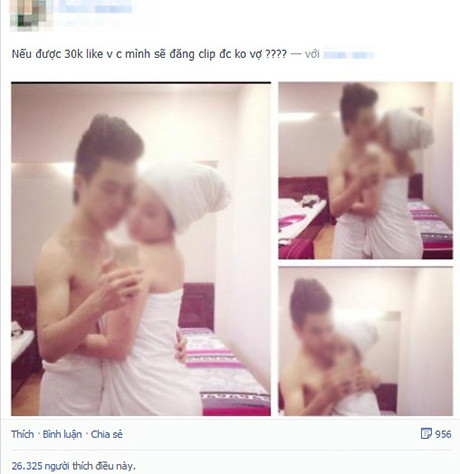 Cặp đôi Hải Phòng khoe cảnh nóng