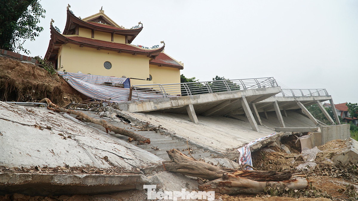 Đây là lần thứ 2 tính từ năm 2022 đến nay, khu vực này xảy ra sự cố sạt lở, sụt lún.