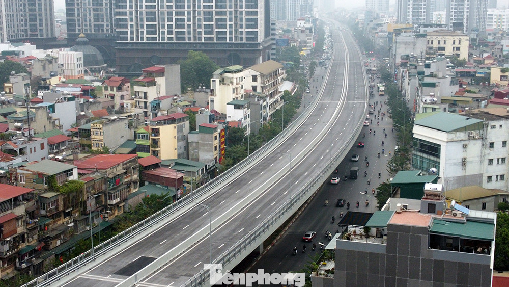 Vào một số thời điểm trong đầu giờ sáng nay, đường trên cao của đường Vành đai 2 "vắng lặng".