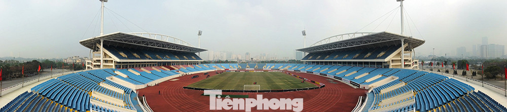 Toàn cảnh sân Mỹ Đình trước trận bán kết lượt về AFF Cup 2022.