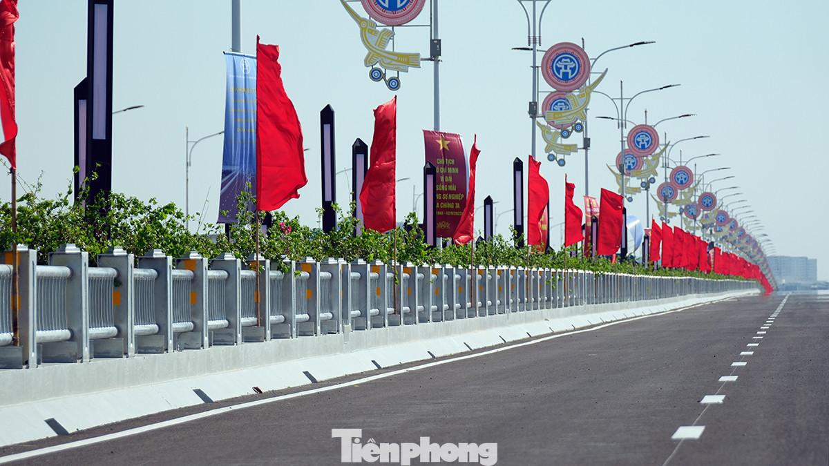 Hệ thống chiếu sáng, cây xanh được hoàn thiện đồng bộ hiện đại và thẩm mỹ.