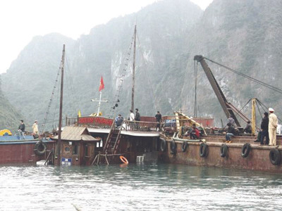 Trục vớt tàu Trường Hải 06