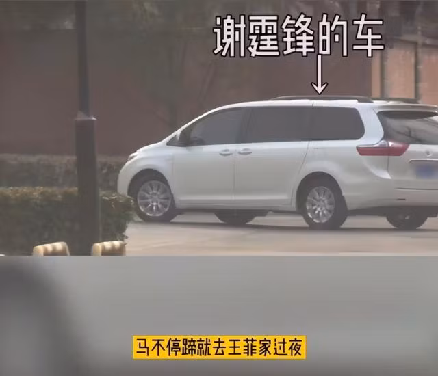 Chiếc xe chở Tạ Đình Phong rẽ vào khu nhà "tổ ấm" với Vương Phi