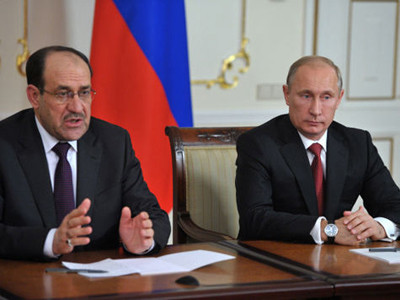 Thủ tướng Al-Maliki hội đàm với Tổng thống Putin tại Mátxcơva