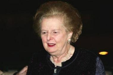 Cựu thủ tướng Anh Margaret Thatcher (Ảnh AP)