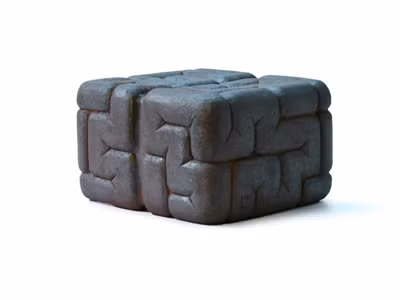 Nguyễn Ngọc Lâm (1977) Sự cứng nhắc, 15 x 25 x 25cm, đất nung