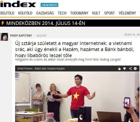 Chàng trai 9X Việt bất ngờ khiến báo chí Hungary “dậy sóng” ảnh 1