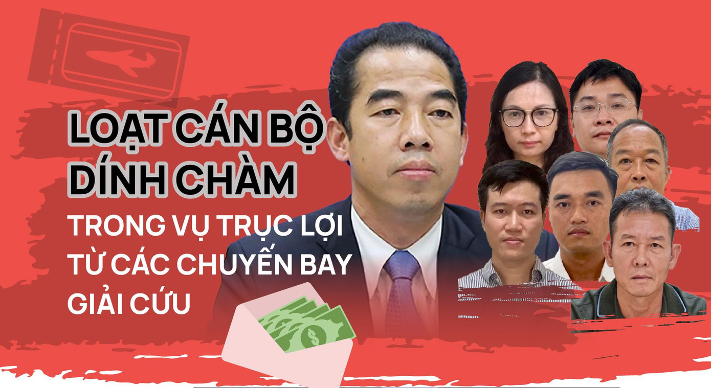 Một số bị can đã bị khởi tố, bắt tạm giam vì liên quan vụ 'chuyến bay giải cứu'. Một số bị can đã bị khởi tố, bắt tạm giam vì liên quan vụ 'chuyến bay giải cứu'.