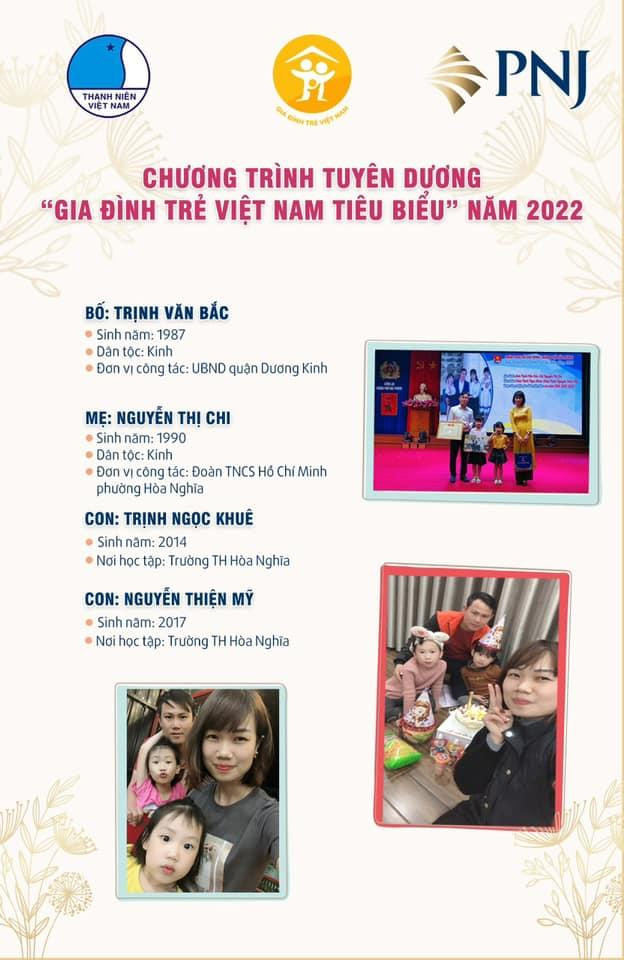 Trung ương Hội LHTN Việt Nam phối hợp với Công ty Cổ phần Vàng bạc Đá quý Phú Nhuận (PNJ) tổ chức Chương trình tuyên dương “Gia đình trẻ Việt Nam tiêu biểu” năm 2022.