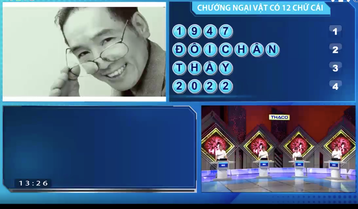 Anh Khoa đã nhấn chuông trả lời chính xác từ khóa cần tìm là &quot;Nguyễn Ngọc Ký&quot;