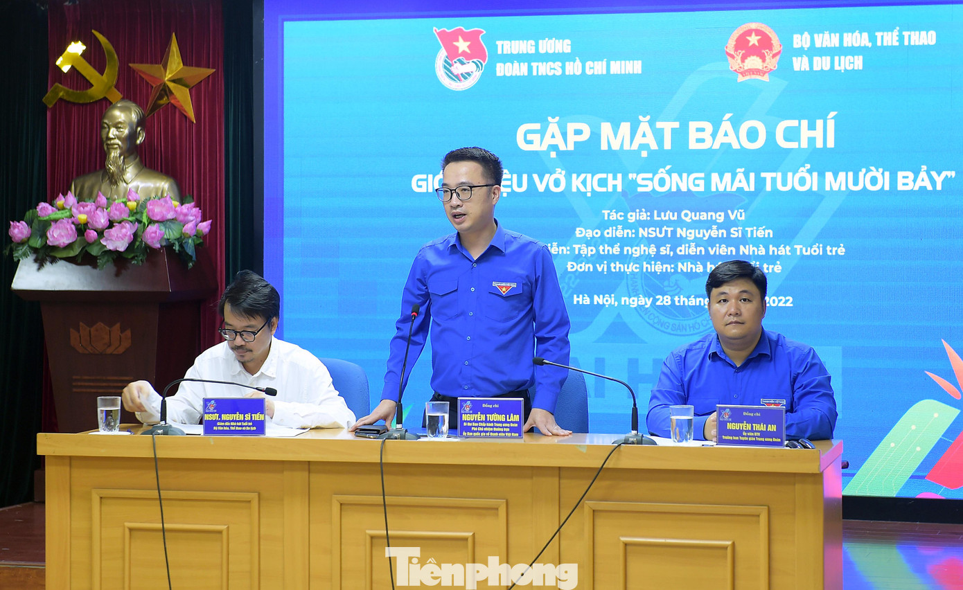 Anh Nguyễn Tường Lâm phát biểu tại chương trình. Ảnh: Xuân Tùng Anh Nguyễn Tường Lâm phát biểu tại chương trình. Ảnh: Xuân Tùng