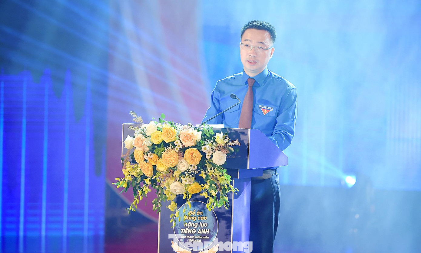 Anh Nguyễn Tường Lâm phát biểu tại chương trình. Ảnh: Xuân Tùng