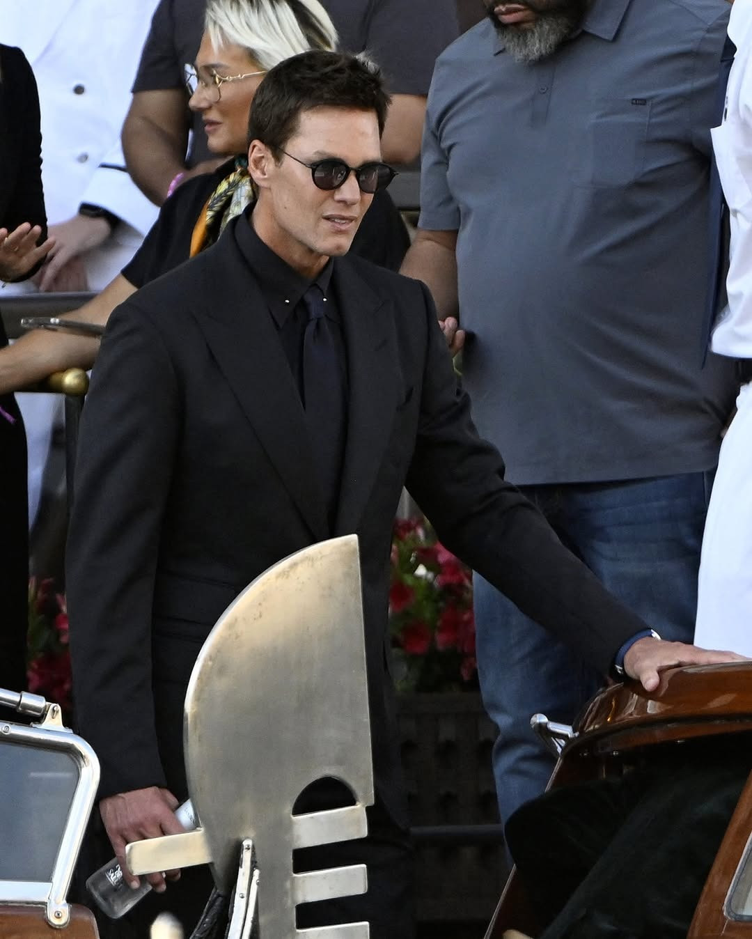 Hai quý ông độc thân Tom Brady và Orlando Bloom. Ảnh: Getty Images. Hai quý ông độc thân Tom Brady và Orlando Bloom. Ảnh: Getty Images.