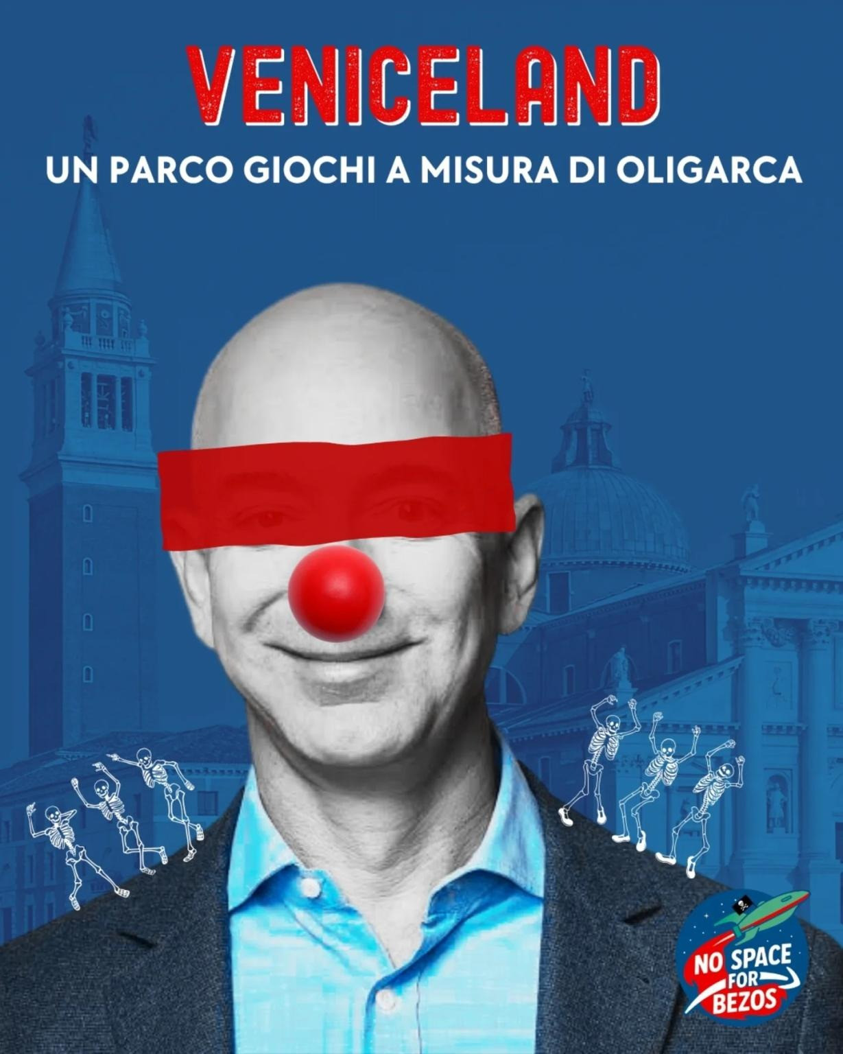 Người dân địa phương lên án việc biến Venice thành &quot;sân chơi cho giới đầu sỏ&quot;. Ảnh: IG.