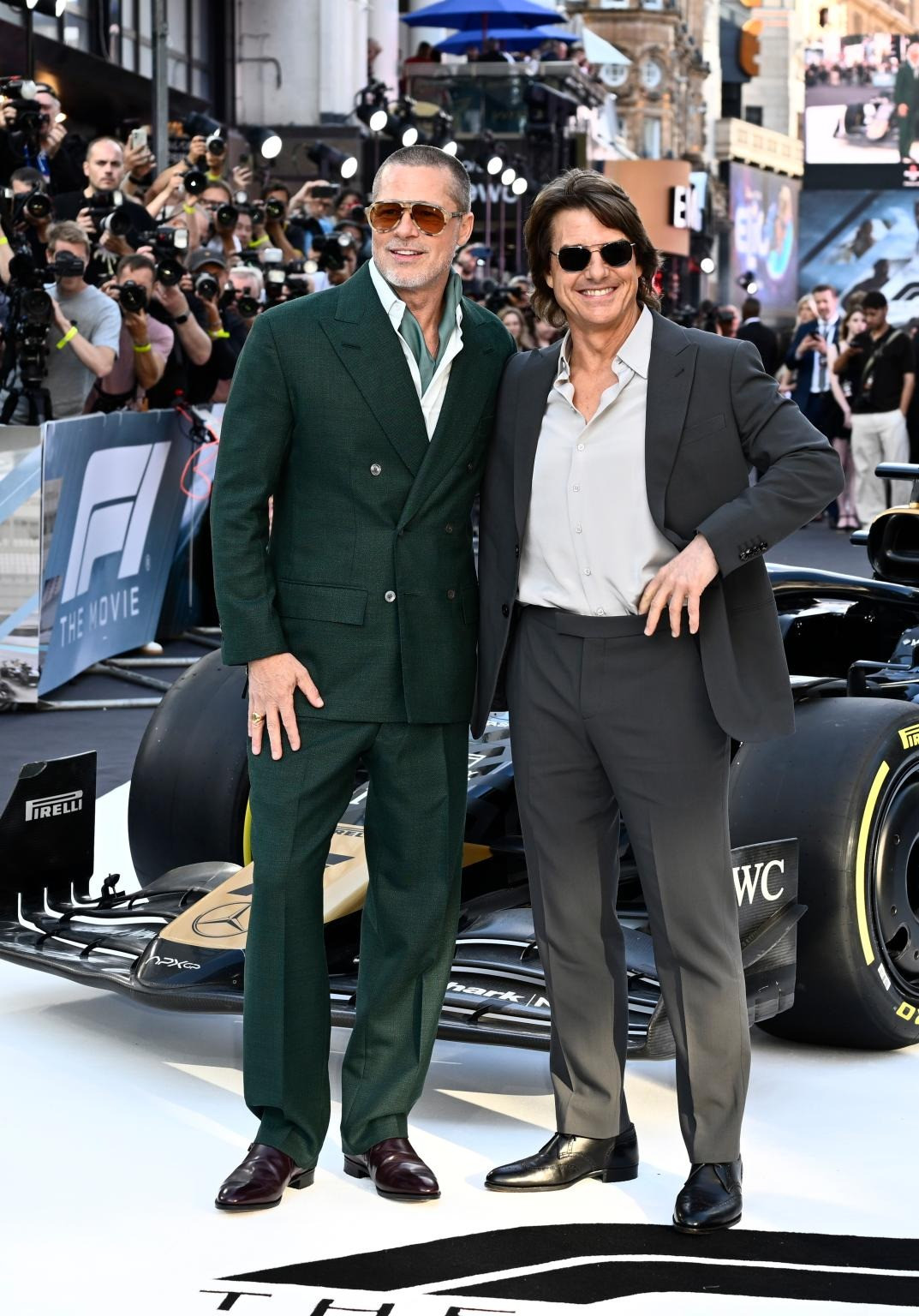 Brad Pitt và Tom Cruise lần đầu xuất hiện công khai cùng nhau sau 24 năm. Ảnh: Getty Images/WireImage.