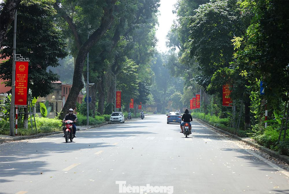 Đường Mai Xuân Thưởng vắng vẻ.