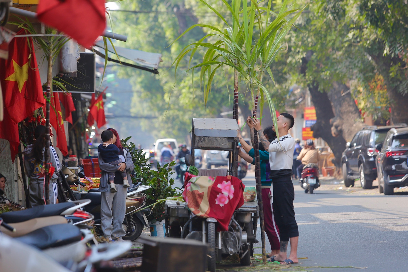 Theo quan niệm của người xưa, cây mía là biểu tượng của sự giao hòa, kết nối giữa hai thế giới âm - dương, sẽ giúp ông bà tổ tiên có thể chung vui mừng năm mới cùng con cháu.
