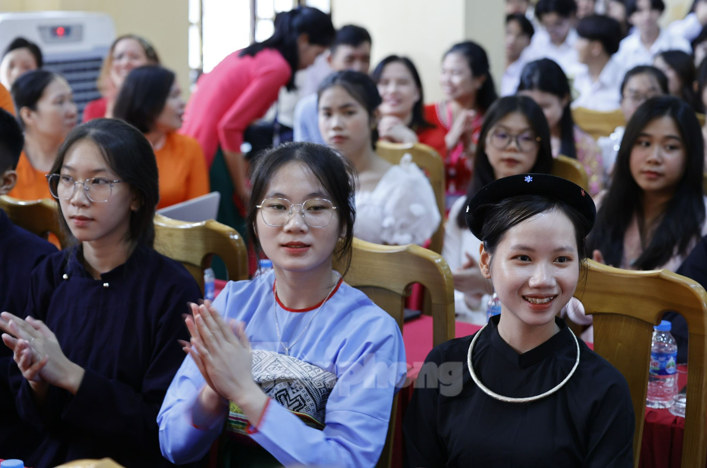 Học sinh Trường Hữu nghị T78 trong lễ khai giảng năm học mới 2023 - 2024. Ảnh: Như Ý