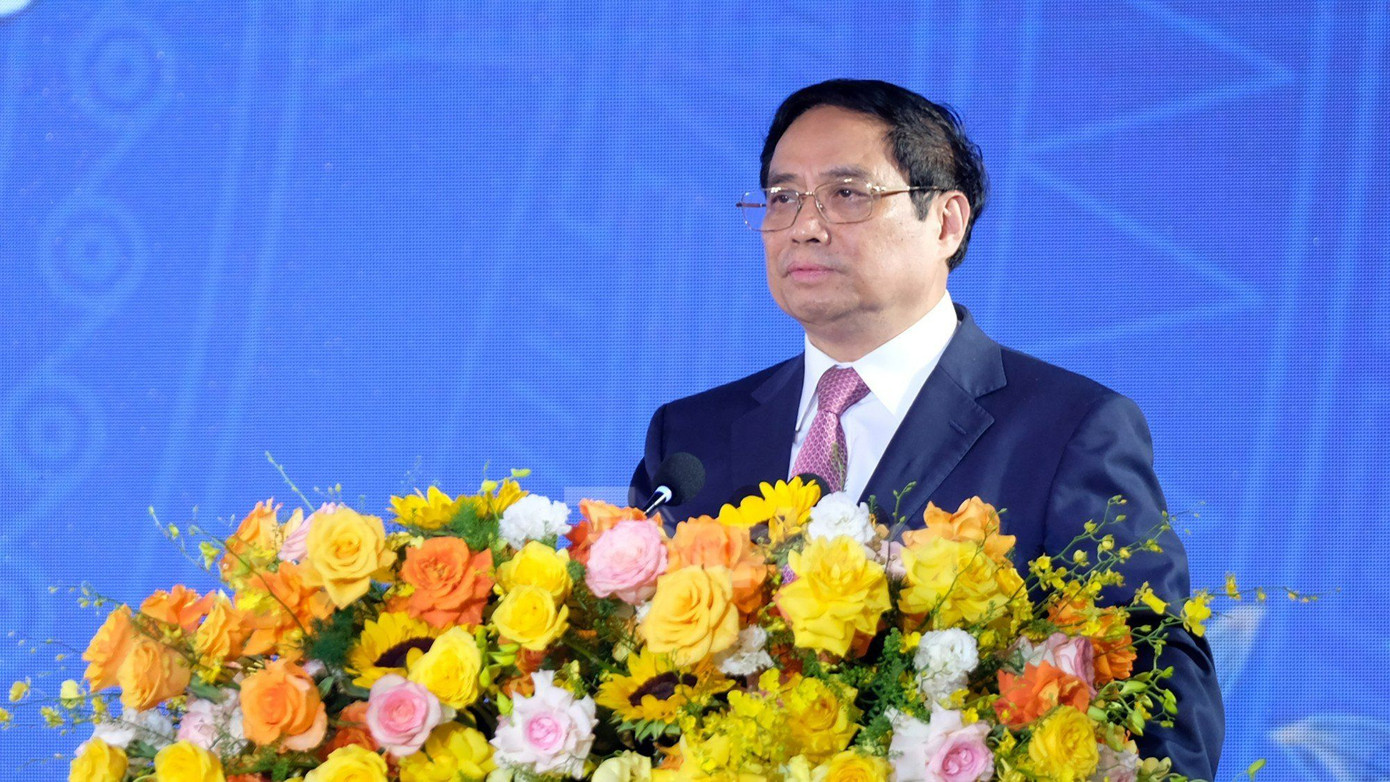 Thủ tướng Phạm Minh Chính phát biểu Thủ tướng Phạm Minh Chính phát biểu