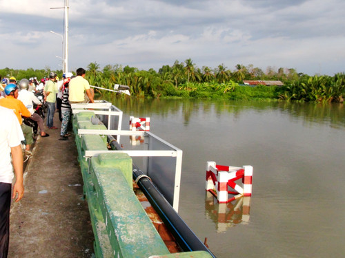 Nơi anh Yên nhảy xuống sông tự vẫn