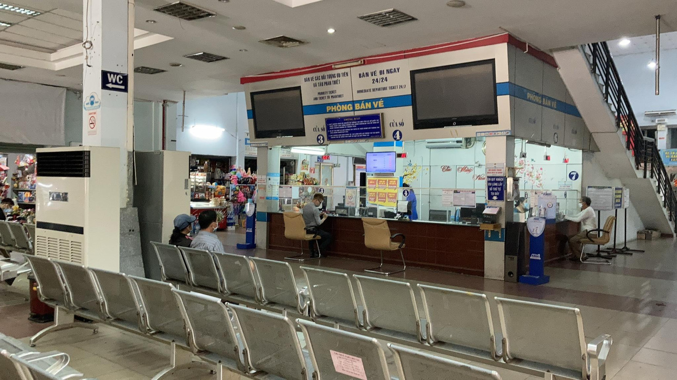 Tại ga Sài Gòn ngày 29 Tết cũng vắng khách.