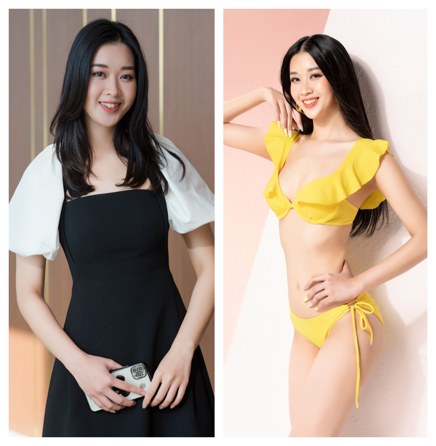 Thí sinh Nguyễn Linh Thu và Phan Thị Sen ngày càng tự tin, tỏa sáng so với những ngày đầu còn rụt rè.