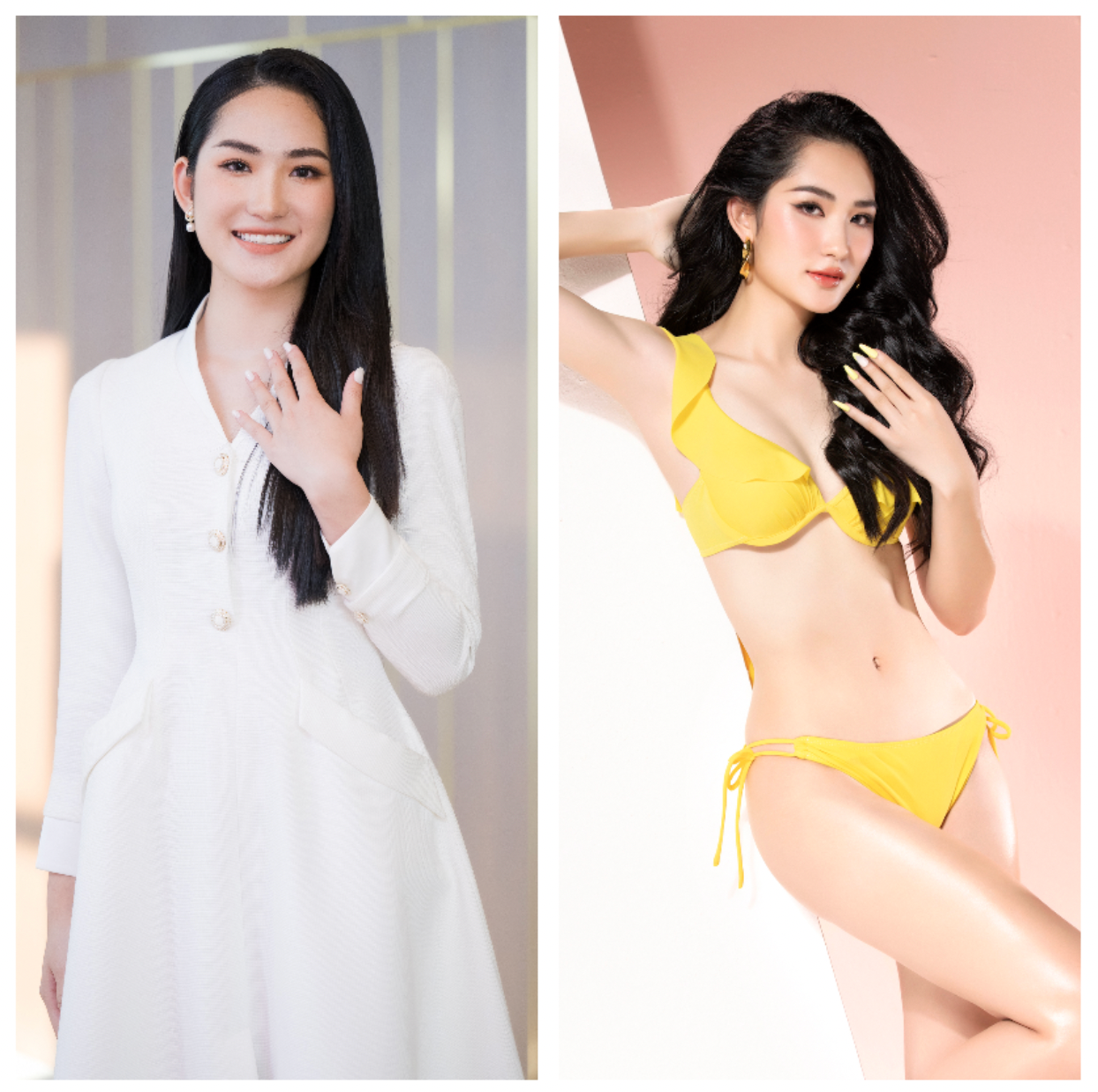 Đỗ Trần Ngọc Thảo không chỉ ngọt ngào mà ngày càng tự tin khi trình diễn. Trong khi đó Nguyễn Lê Nhật Quỳnh cũng biết phát huy những điểm mạnh trên gương mặt cá tính của mình.