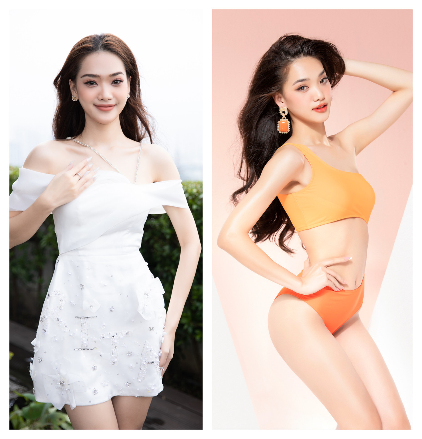 Thí sinh Nguyễn Linh Thu và Phan Thị Sen ngày càng tự tin, tỏa sáng so với những ngày đầu còn rụt rè.