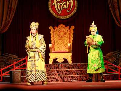 Cảnh vở “Mệnh đế vương”. Ảnh: Nguyên Hoàng