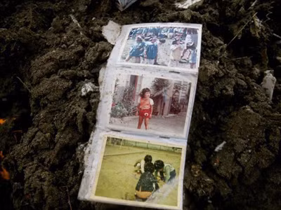 Kỷ vật còn sót lại của một gia đình Ảnh chụp ngày 17-3