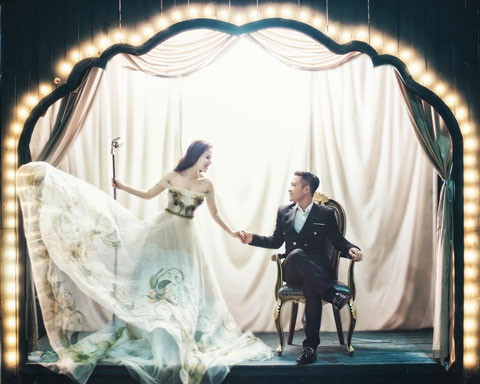 Cô dâu xinh lung linh của tiền vệ Đinh Thanh Trung ảnh 1