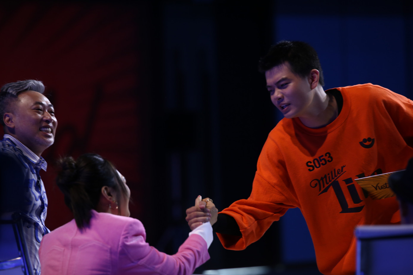 Trí Thức chứng tỏ kỹ năng giao tiếp cũng là một lợi thế khi đi thi hát. Ảnh: CMH. Trí Thức chứng tỏ kỹ năng giao tiếp cũng là một lợi thế khi đi thi hát. Ảnh: CMH.