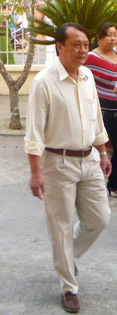 Ông Nguyễn Văn Tâm đến phiên tòa sáng nay. Ông Nguyễn Văn Tâm đến phiên tòa sáng nay