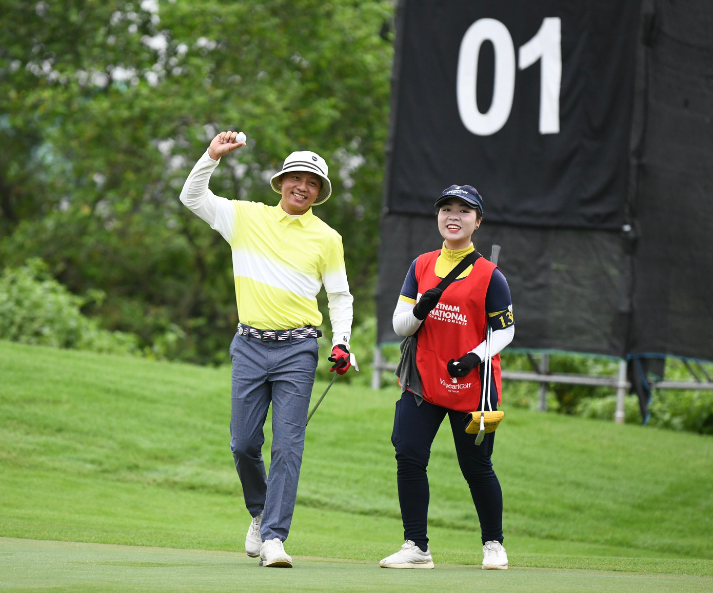 Đoàn Uy, Gia Hân vươn lên dẫn đầu sau hai ngày thi đấu Giải Vô địch Golf Quốc gia ảnh 20