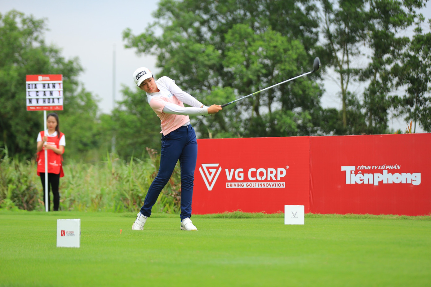 Golfer Nguyễn Viết Gia Hân.