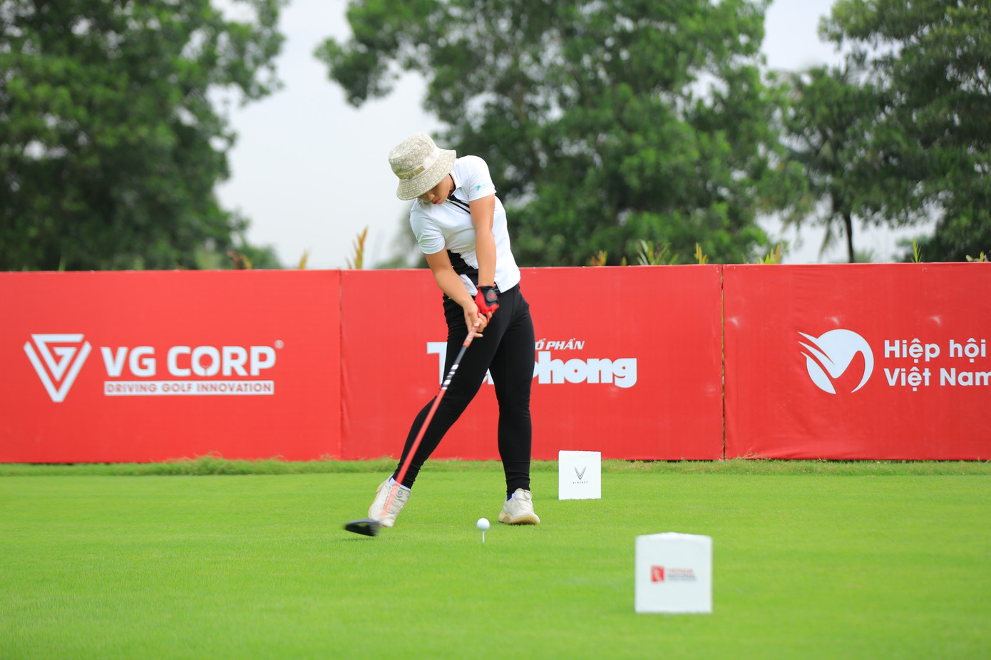 Golfer Lê Thị Thanh Thuý.
