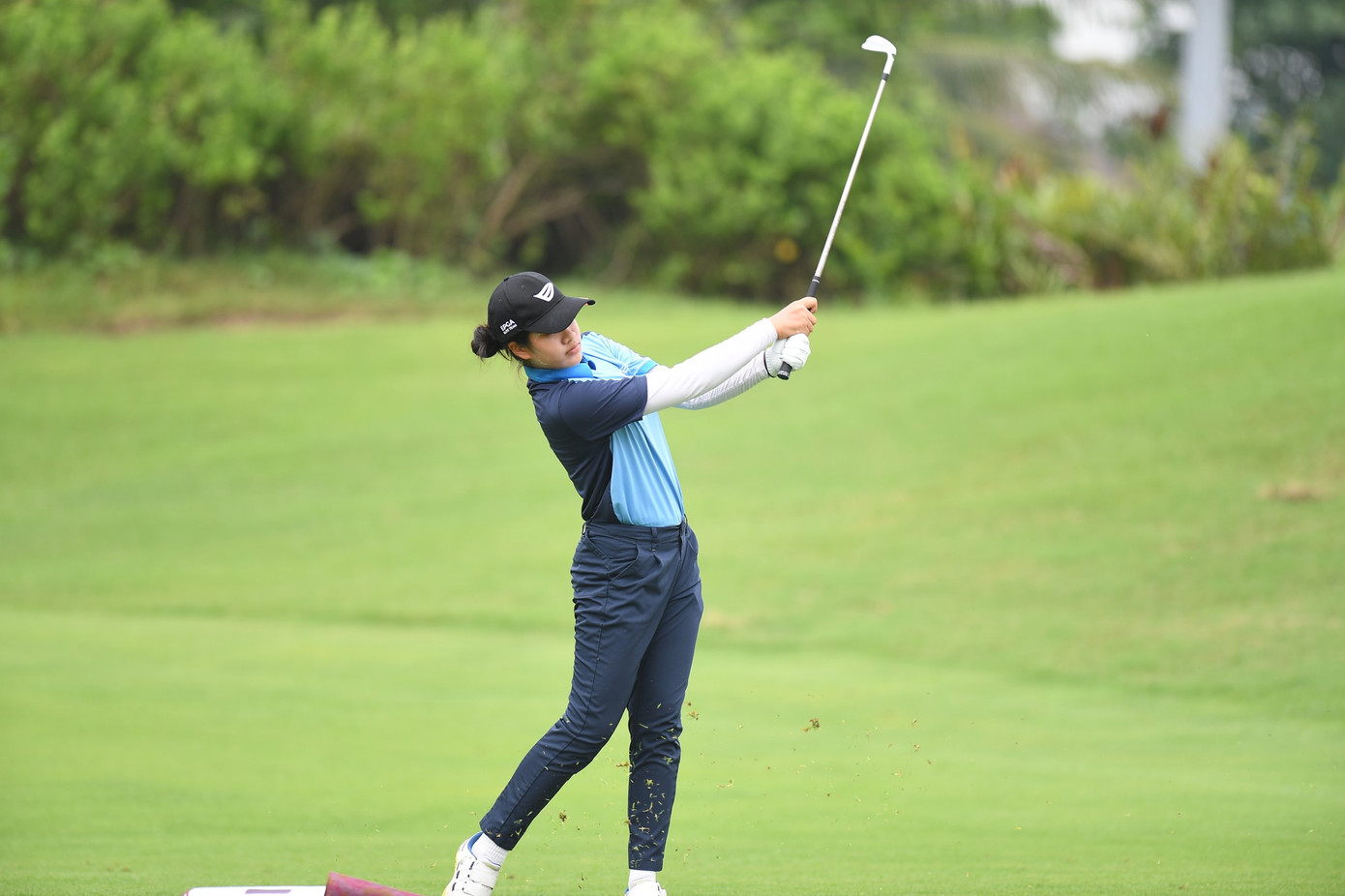 Đoàn Uy, Gia Hân vươn lên dẫn đầu sau hai ngày thi đấu Giải Vô địch Golf Quốc gia ảnh 71