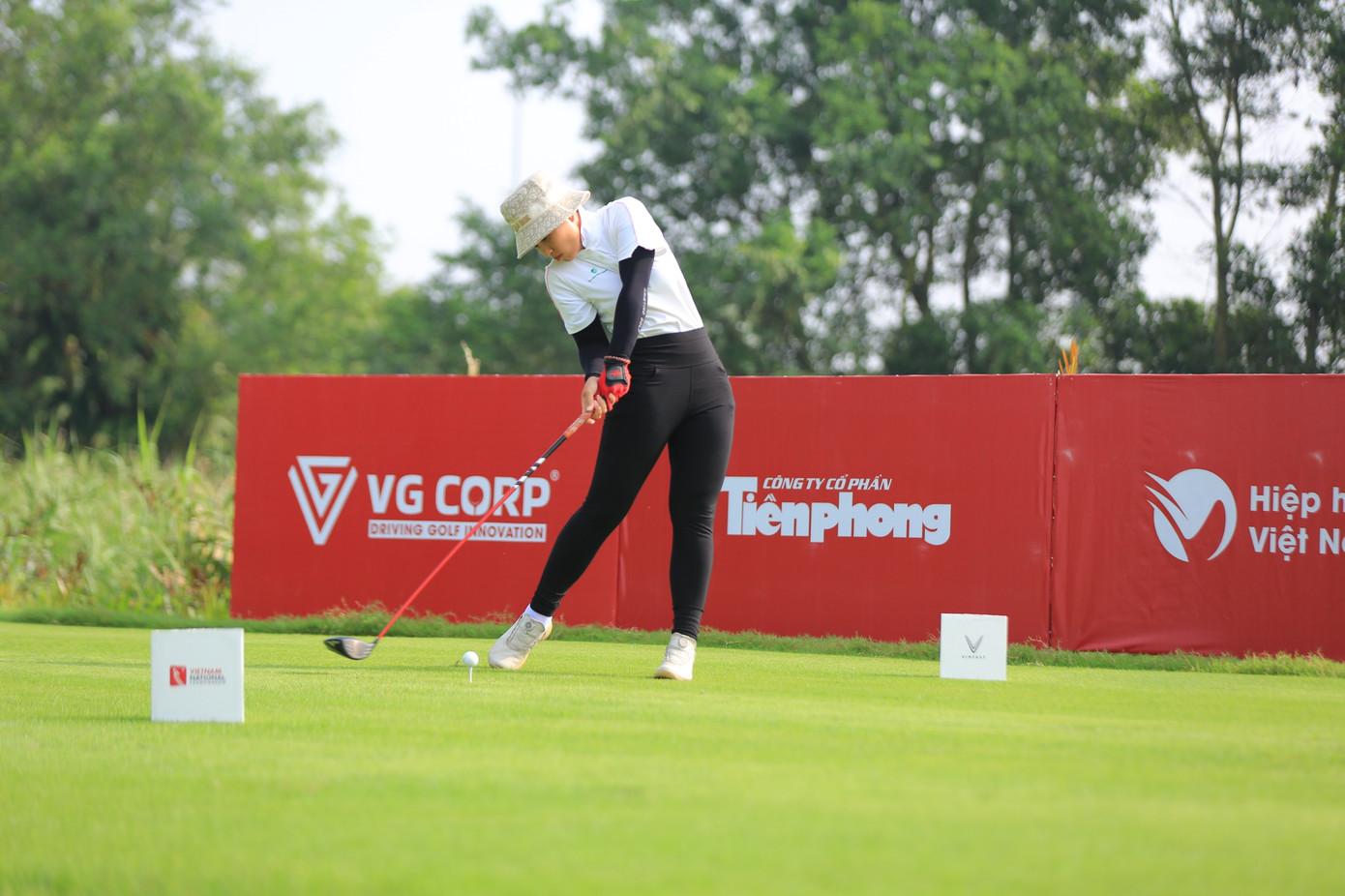 Golfer Lê Thị Thanh Thuý.