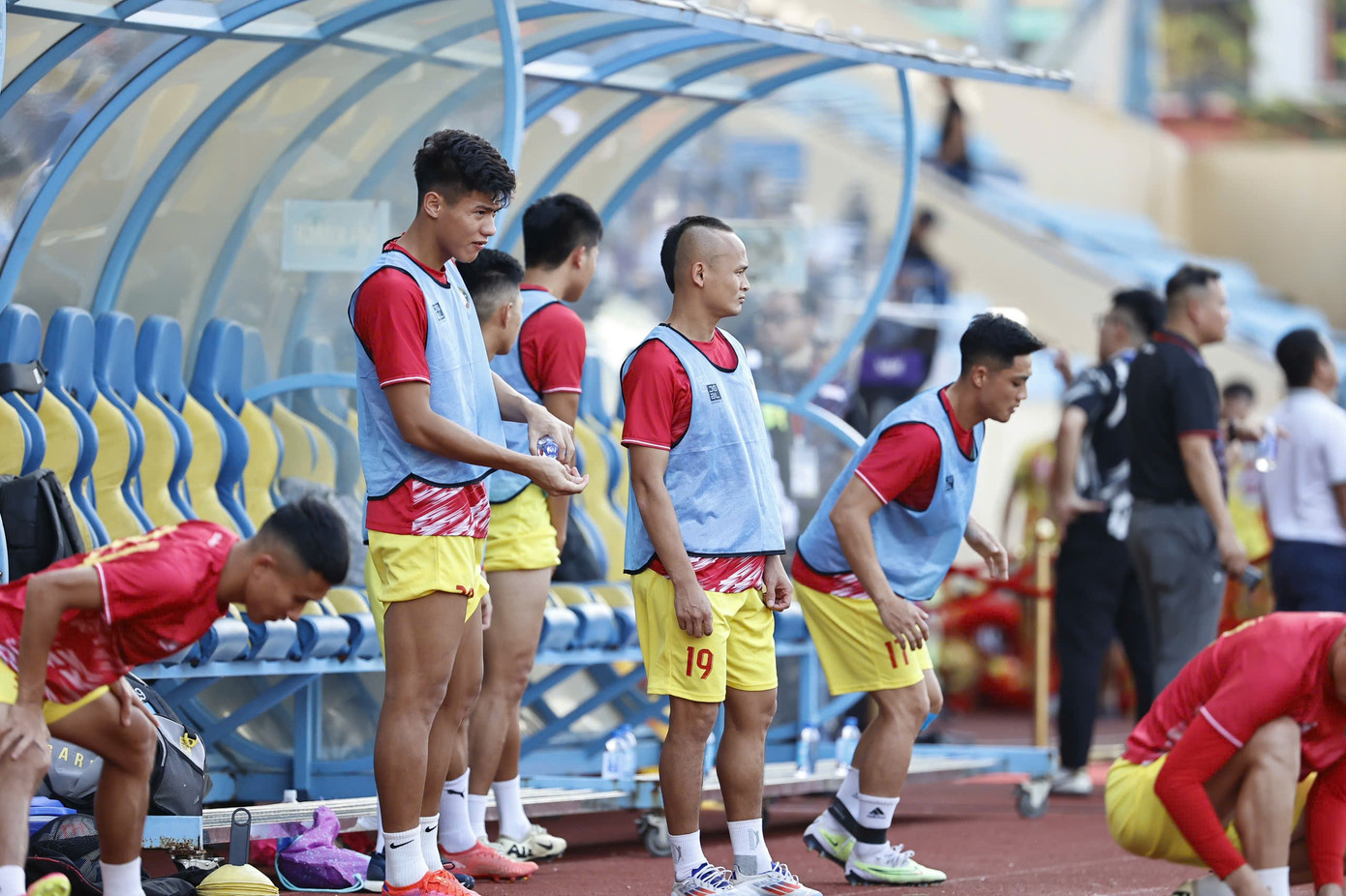 'Chảo lửa' Thiên Trường trước giờ khai cuộc Siêu Cúp bóng đá Quốc gia 2023/2024 ảnh 29