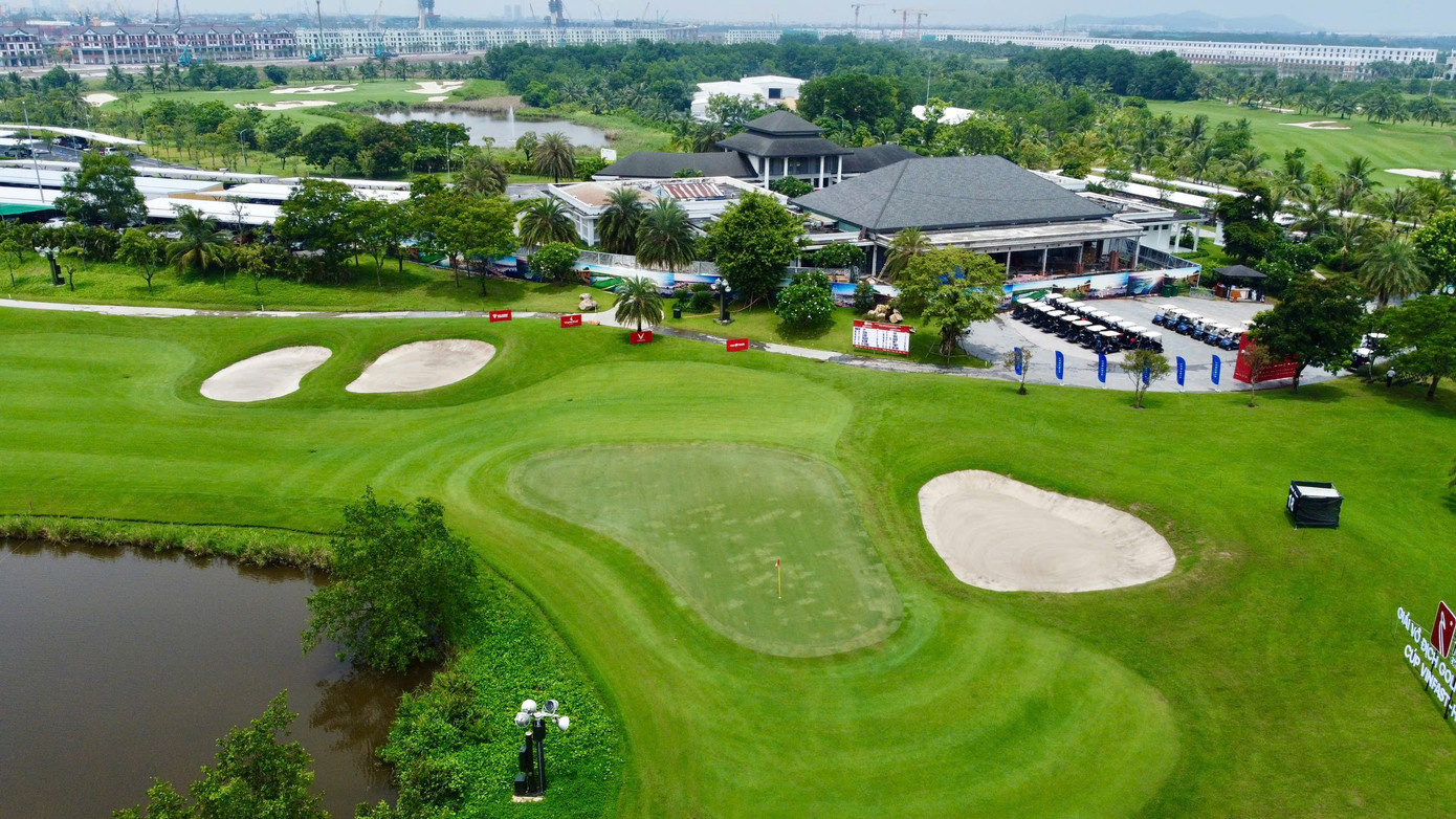 Sau trận mưa bất chợt, Vinpearl Golf Hải Phòng tiếp tục hiện lên với vẻ tươi mới trong ngày cuối cùng Giải Vô địch Golf Quốc gia 2024, Cúp VinFast - Hải Phòng.