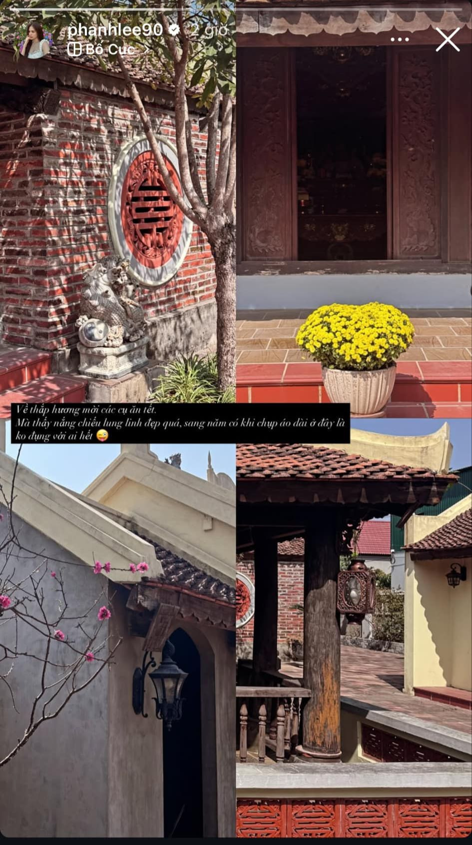 Nữ diễn viên Lê Phương Anh tung bộ ảnh đầy chất thơ với áo dài bên Hồ Gươm lên Instagram. Người đẹp sinh năm 1990 chia sẻ đây là lần đầu chụp ảnh với Tháp Rùa. Cô còn khám phá ra địa điểm chụp ảnh năm tiếp theo là tại nhà thờ họ ở quê.