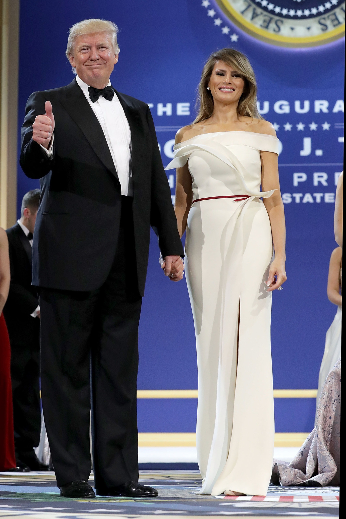 Bà Melania từng ghi dấu ấn khó quên tại lễ nhậm chức năm 2017. Ảnh: Getty Images. Bà Melania từng ghi dấu ấn khó quên tại lễ nhậm chức năm 2017. Ảnh: Getty Images.