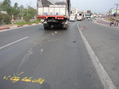 Hiện trường vụ tai nạn