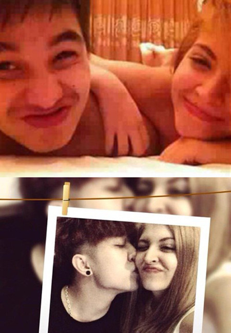 Ngay sau khi chia tay với hot boy Baggio, Andrea đã cặp kè cùng chàng ca sĩ trẻ Hà thành Yanbi. Ảnh: Chụp màn hình